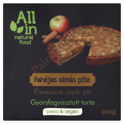 Fagyasztott fahéjas almás pite torta 900g-ALL IN natural food