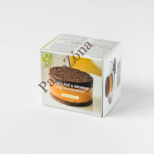Csokoládé & brownie jégkrémszendvics 160g - All In natural food