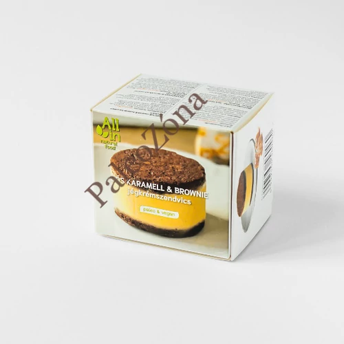 Sós karamell & brownie jégkrémszendvics 160g - All In natural food