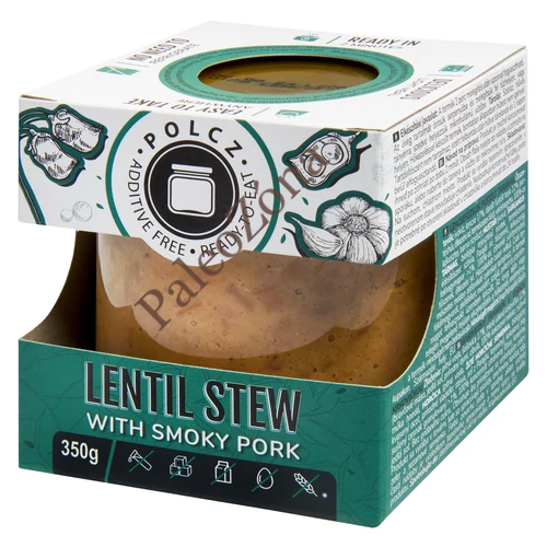 Lencse főzelék Füstölt tarjával 350g - POLCZ