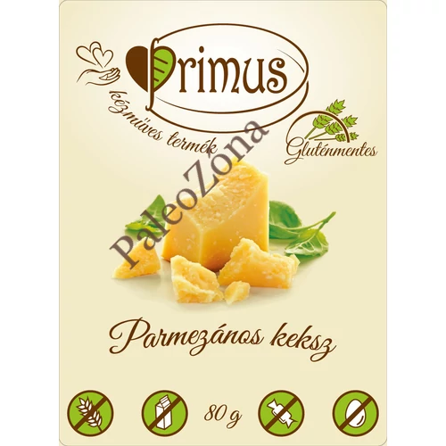 Parmezános keksz 80g- Primus