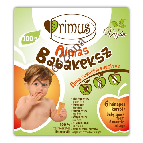 Almás babakeksz 100g- Primus