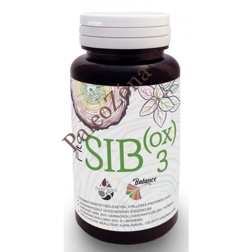 SIB(ox)3 standardizált gyógynövény esseznciák 30 db - Balance Bartha