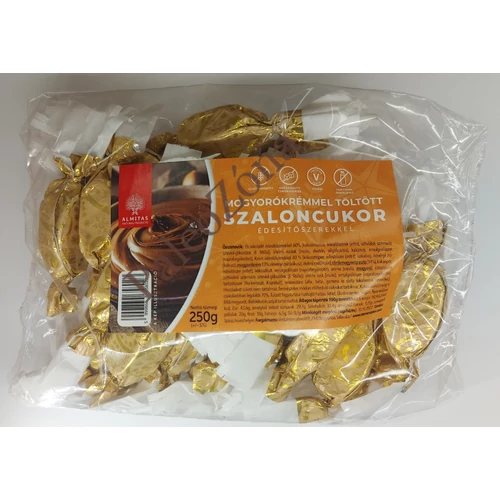 Mogyorókrémmmel töltött szaloncukor 250g - Almitas