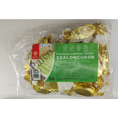 Pisztáciás krémmel töltött szaloncukor 250g - Almitas