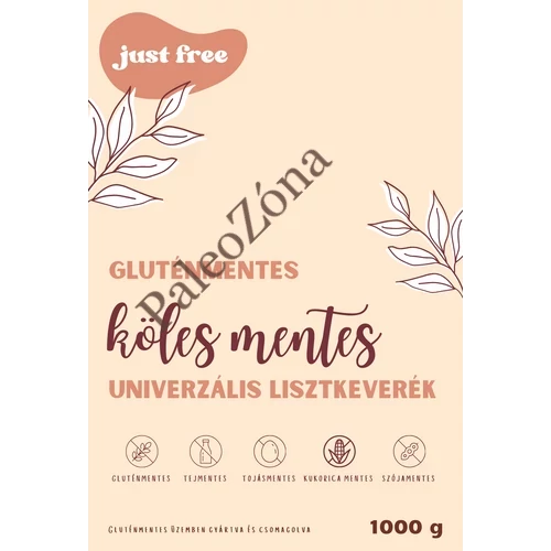 Just free gluténmentes kölesmentes univerzális lisztkeverék 1000 g