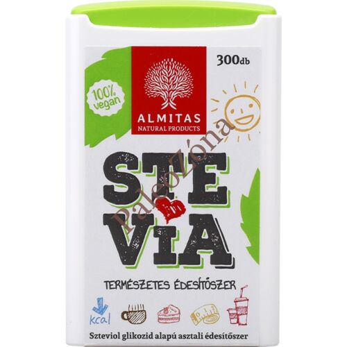 Stevia tabletta 300db- Almitas