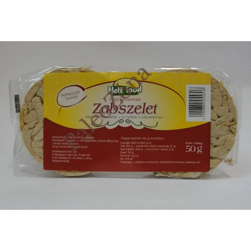 Puffasztott Zabszelet 50g - Nett food