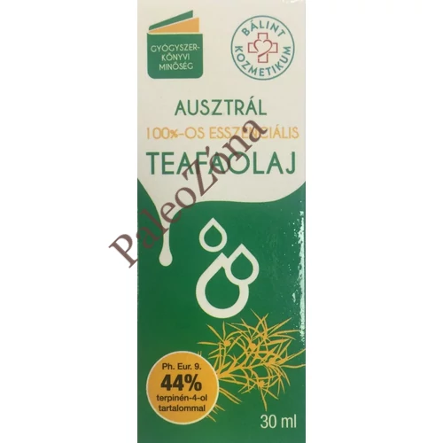 100%-os Esszenciális Teafaolaj 30ml- Bálint 