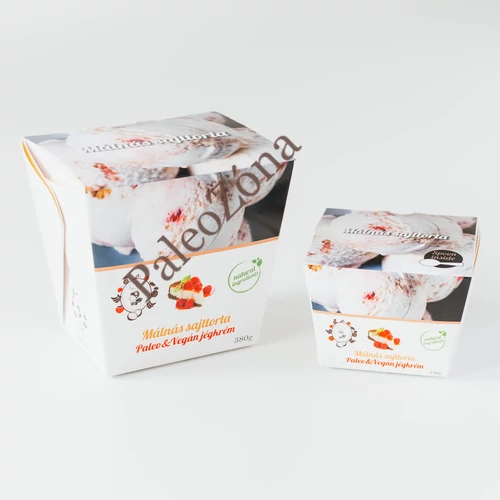 Jégkrém Málna & keksz 120g-ALL IN natural food