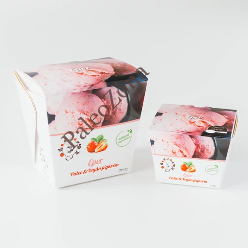 Jégkrém Eper 380g-ALL IN natural food