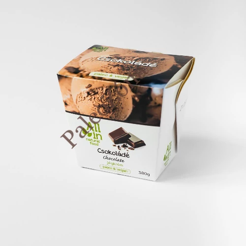 Jégkrém Csokoládé 380g-ALL IN natural food
