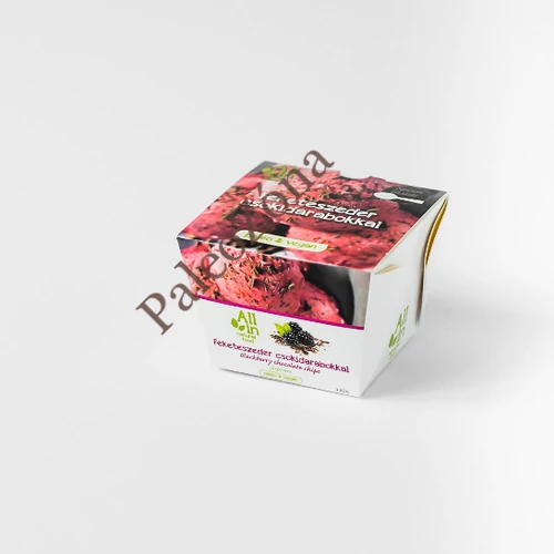 Jégkrém Feketeszeder csokidarabokkal 120g-ALL IN natural food