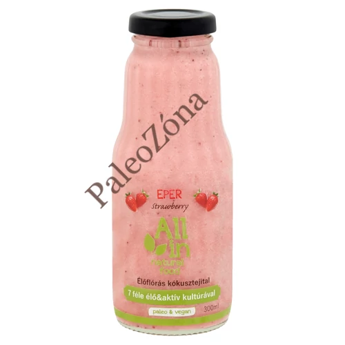  Eper kókusztejital 300ml-ALL IN natural food natural food