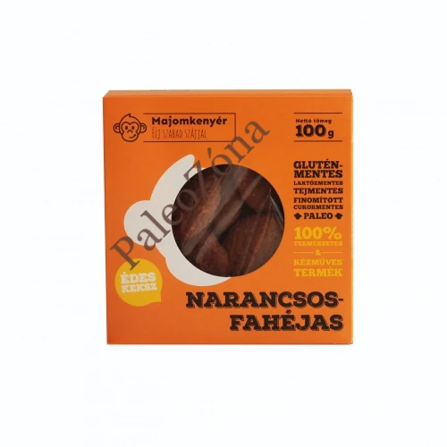 Narancsos-fahéjas paleokeksz 100g-Majomkenyér