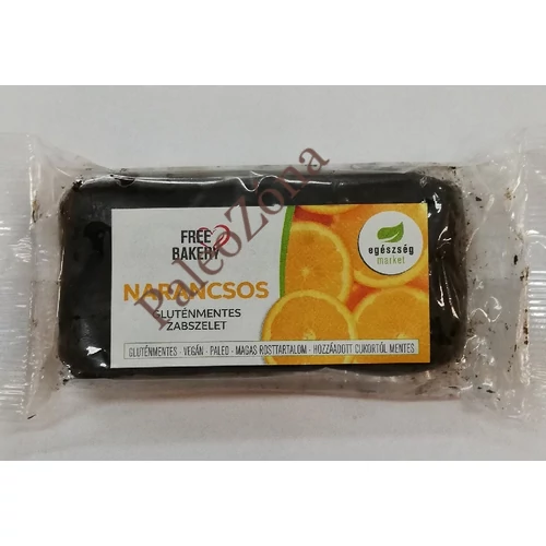 Narancsos GM zabszelet 50g - Free Bakery