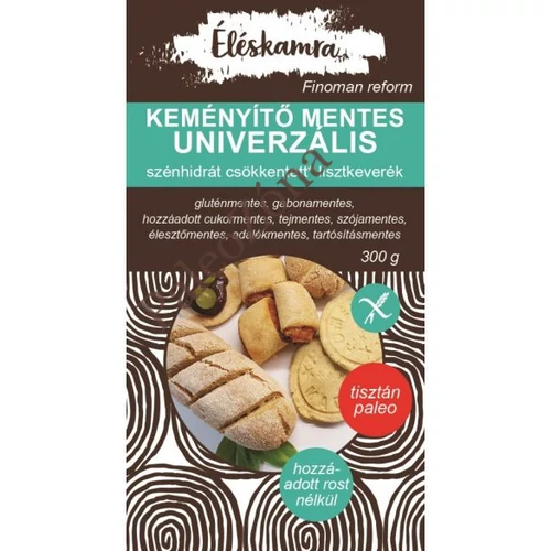 Keményítőmentes univerzális szénhidrát csökkentett lisztkeverék 300g - Éléskamra