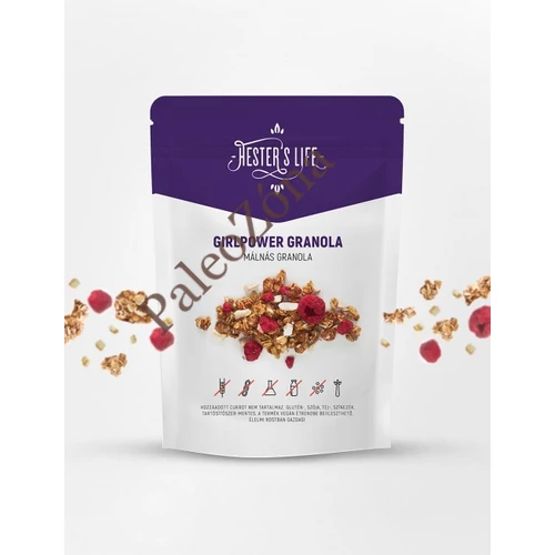 Girlpower Granola- Málnás 60g- Hester's life