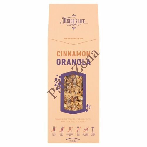 Cinnamon Granola GM fahéjas granola 320g - Hester's life