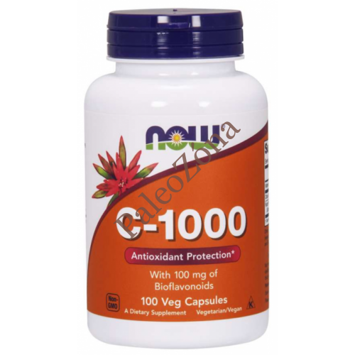 C-1000 vitamin 100db veg caps - NOW