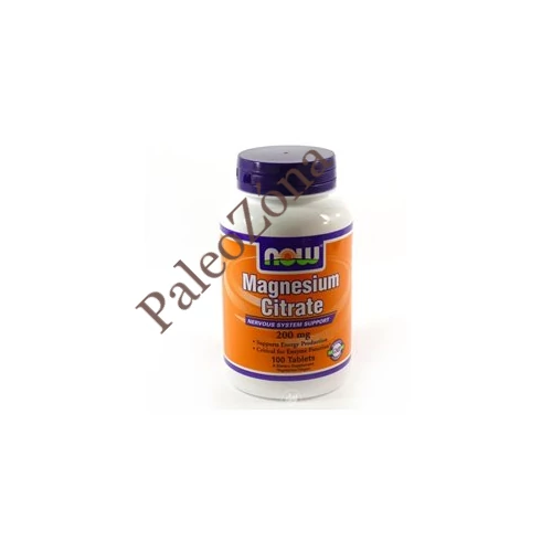 Magnézium citrát 200 mg 100tabl - NOW