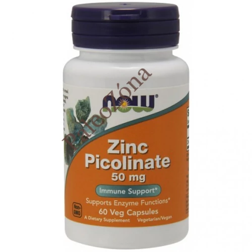 Zinc Picolante 50mg 60db - Now