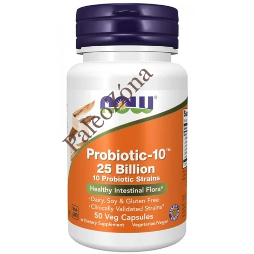 Probiotic-10 25 bill, 50caps - NOW