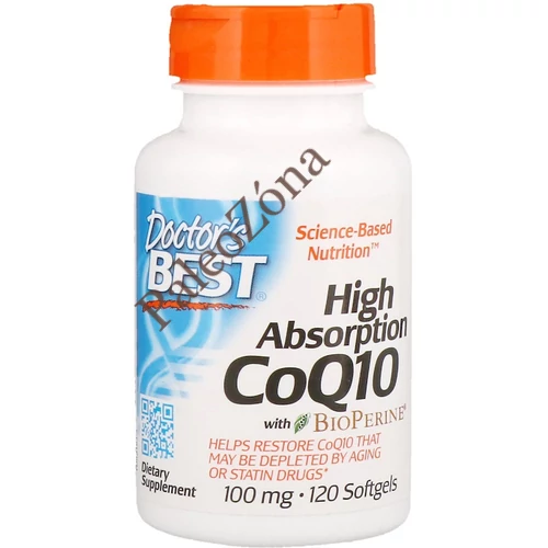 High Absorption CoQ10 100mg 120db- Dr Best`s