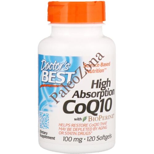 High Absorption CoQ10 100mg 120db- Dr Best`s