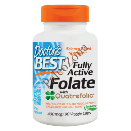  Doctor's Best Fully Active Folate 400mcg / 90db