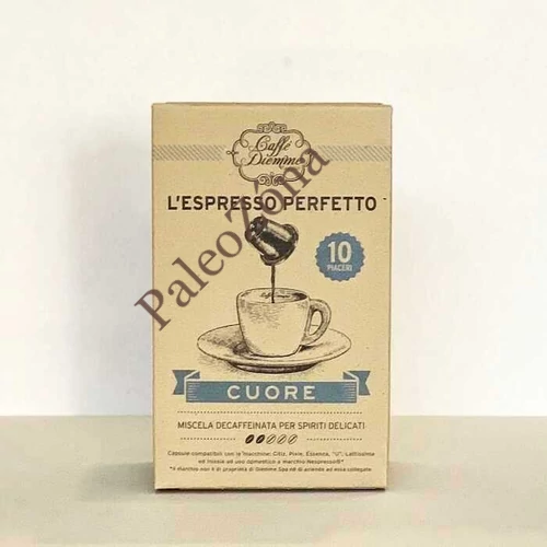CUORE koffeinmentes kapszulás kávé 10db - Diemme