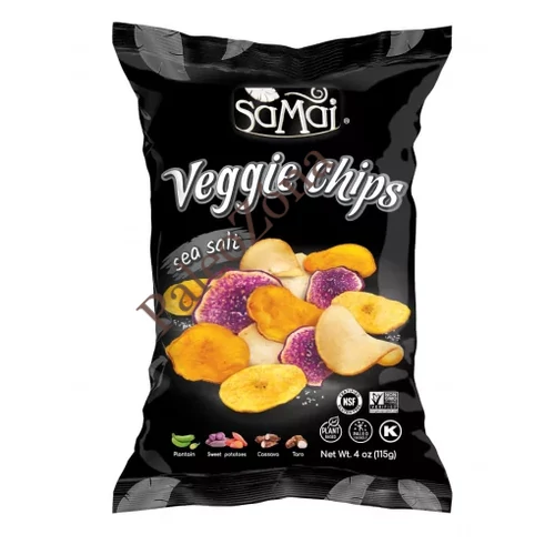 Rainforest nagy zöldség chips tengeri sós 155g - Samai