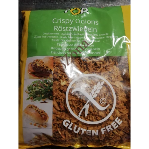 Sült ropogós hagyma hamburgerhez- zacskós 200g GLUTÉNMENTES-TOP TASTE