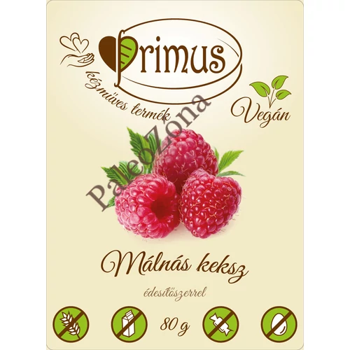 Málnás keksz 80g- Primus