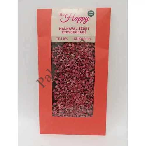 Málnával szórt étcsokoládé 100g - Be Happy