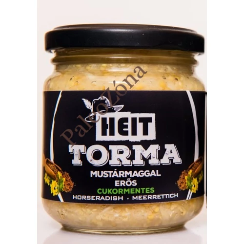 HEIT kézműves torma- mustármaggal, cukormentes 180g