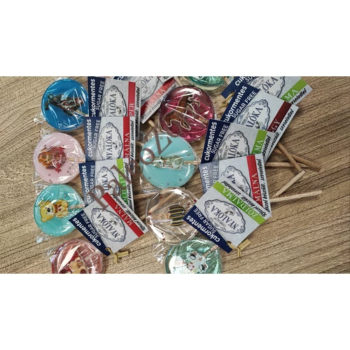 Cukormentes nyalóka eper ízű - 25g - Cukorkaland
