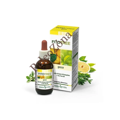 E. FitoTree Baktériumölő, fertőtlenítő grapefruit, teafa, rozmaring és kakukkfű olaj - Külsőleg/Belsőleg! 30 ml - Natur Tanya