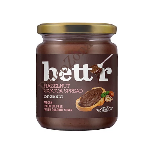 Bio vegán kakaós törökmogyorókrém (nutella) 250g-Bettr