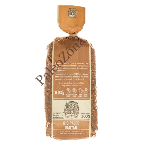 BIO paleo kenyér szeletelt 300g-Piszkei