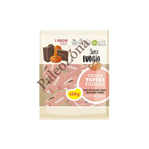 Bio Toffee karamella vegán 100 g - Super Fudgio