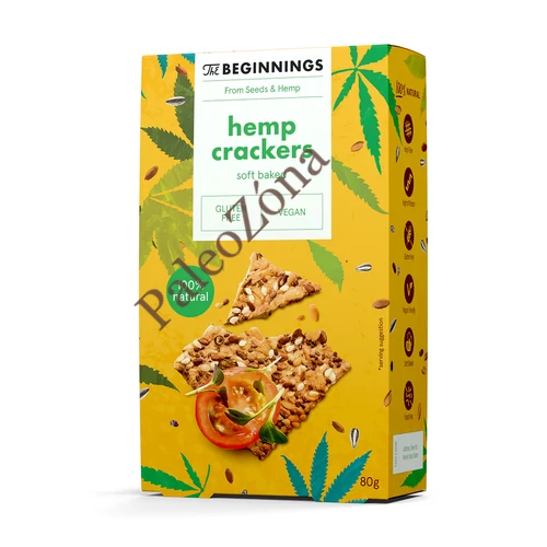 Kendermagos kréker 80 g - The Breginnings