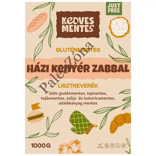 Házi kenyér zabbal lisztkeverék 1000 gramm - Kedves Mentes