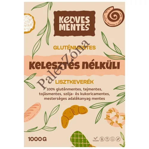 Kelesztés nélküli lisztkeverék 1000 gramm - Kedves Mentes