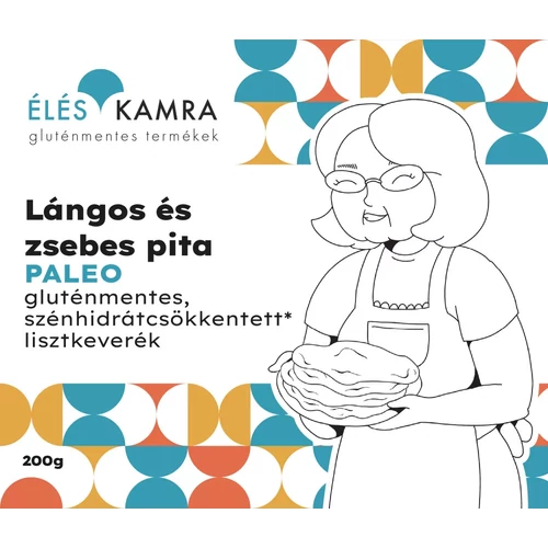 Lángos és zsebes pita lisztkeverék 200 g - Éléskamra