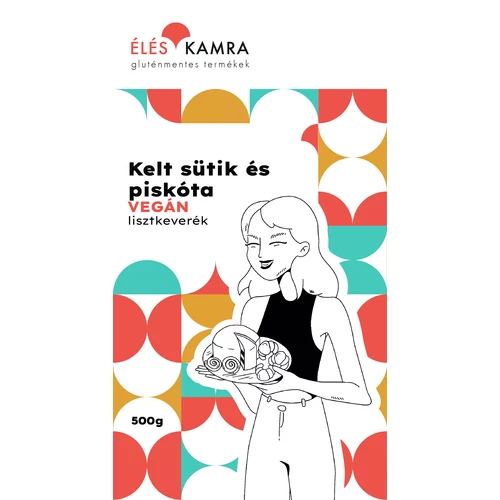 Kelt sütik és piskóta lisztkeverék Vegán 500g - Éleskamra